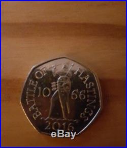 1066 Battle of Hastings 50p Coin 2016Very rare coin