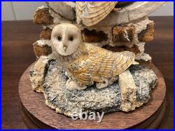1983 border fine arts Society Collectors Owls. Ray Ayres. Silent Sanctuary