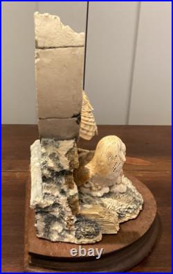 1983 border fine arts Society Collectors Owls. Ray Ayres. Silent Sanctuary
