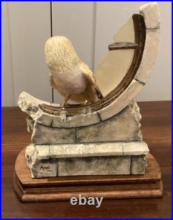 1983 border fine arts Society Collectors Owls. Ray Ayres. Silent Sanctuary