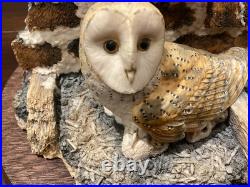 1983 border fine arts Society Collectors Owls. Ray Ayres. Silent Sanctuary