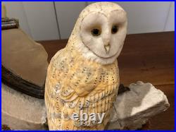 1983 border fine arts Society Collectors Owls. Ray Ayres. Silent Sanctuary