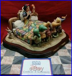 1989 Walt Disney Snow White & The Seven Dwarfs Statue Limited Border Fine Arts