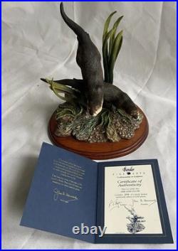 1997 Border Fine Arts Ebb & Flow Limited Edition 248/2000 Ray Ayres Certificate