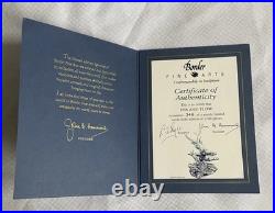 1997 Border Fine Arts Ebb & Flow Limited Edition 248/2000 Ray Ayres Certificate