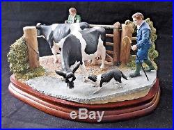 2006 Border Fine Arts Limited Edition Farm Figurine Signed Hans 242/600