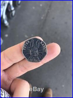 2016 Beatrix Potter Peter Rabbit 50p coin