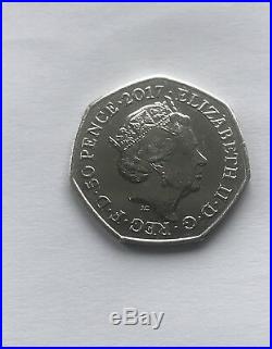 50 Pence The Tale Of Peter Rabbit 2017 RARE