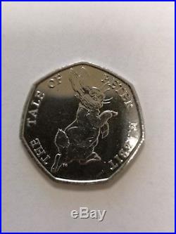 50P Fifty Pence RARE The tale of Peter Rabbit coin Collectable 2017