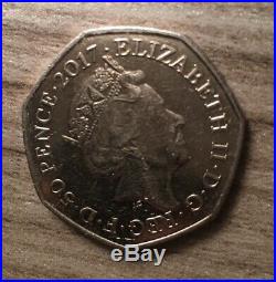 50P Fifty Pence RARE The tale of Peter Rabbit coin Collectable 2017