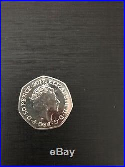 50p coin rare coin Jeremy Fisher 2017