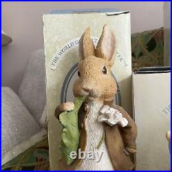 6 x HUGE Border Fine Arts Beatrix Potter PETER RABBIT Figures 10 Tall BOXED