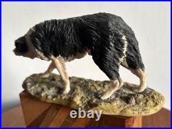 A BORDER FINE ARTS RARE BORDER COLLIE DOG by MAIRI LAING 1979