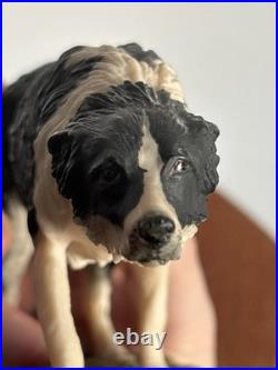 A BORDER FINE ARTS RARE BORDER COLLIE DOG by MAIRI LAING 1979