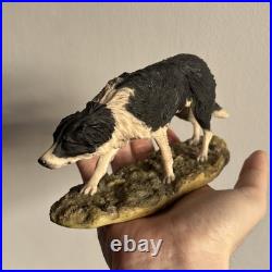 A BORDER FINE ARTS RARE BORDER COLLIE DOG by MAIRI LAING 1979
