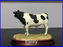 A Border Fine Arts Holstein Bull, B0308, Limited Edition 376/1750
