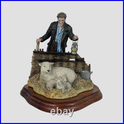 A Pair for the Royal Shepherd and Sheep Model Border Fine Arts