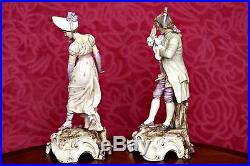 A Pair of Rare Antique'Von Schierholz of Plaue' Figurines, Thuringia, Germany