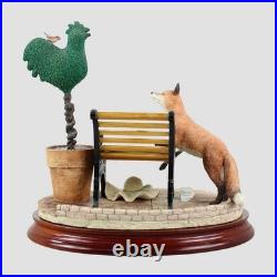 A Safe Perch Border Fine Arts Fox