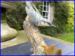 A Vintage Border Fine Arts Model of a Nuthatch by David Geenty 1981