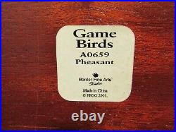 Absolutely HUGE Border Fine Arts BFA Pheasant by Russell Willis A0659 Game Birds