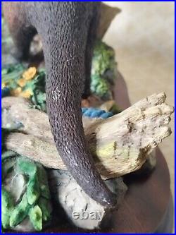 Along The Shoreline Otter Border Fine Arts B0858 Figurine Hand Made In Scotland