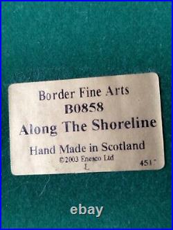 Along The Shoreline Otter Border Fine Arts B0858 Figurine Hand Made In Scotland