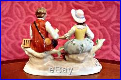 Antique German'Sitzendorf' Porcelain Figurine'Lovers