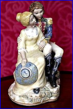 Antique Very Rare Spanish'Porcelana Artistica Levantina' Porcelain Figurine