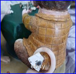 BORDER FINE ARTS 2007 ENESCO A7907 RAT PACK Drinking + Playing Poker Ornament