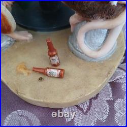 BORDER FINE ARTS 2007 ENESCO A7907 RAT PACK Drinking + Playing Poker Ornament