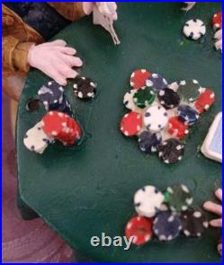 BORDER FINE ARTS 2007 ENESCO A7907 RAT PACK Drinking + Playing Poker Ornament