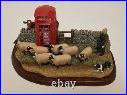 BORDER FINE ARTS A6026 RIGHT OF WAY James Herriot Collection Original Box Rustic