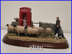 BORDER FINE ARTS A6026 RIGHT OF WAY James Herriot Collection Original Box Rustic