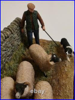 BORDER FINE ARTS A6026 RIGHT OF WAY James Herriot Collection Original Box Rustic