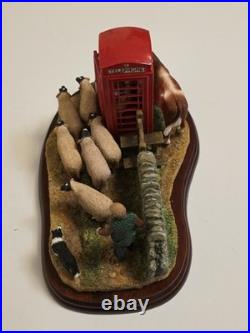 BORDER FINE ARTS A6026 RIGHT OF WAY James Herriot Collection Original Box Rustic