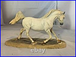 BORDER FINE ARTS ARABIAN MARE & FOAL Artist Resin Horse