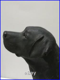 BORDER FINE ARTS, BLACK LABRADOR DOG. 1992, Very Rare, Original, Margaret Turner