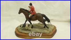 BORDER FINE ARTS Collecting The Hounds Hunting Scene Limited Edition Anne Wall