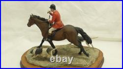 BORDER FINE ARTS Collecting The Hounds Hunting Scene Limited Edition Anne Wall