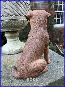 BORDER FINE ARTS FIRESIDE DOGS BORDER TERRIER SITTING A2696 LARGE 31cm Tall