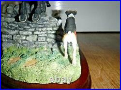 BORDER FINE ARTS Figure A Day With The Hounds Slightly A/F RARE