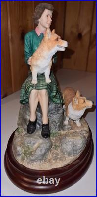 BORDER FINE ARTS Her Majesty At Balmoral B1406 Hand Signed Felt by RAY AYRES