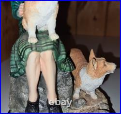 BORDER FINE ARTS Her Majesty At Balmoral B1406 Hand Signed Felt by RAY AYRES