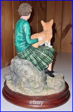 BORDER FINE ARTS Her Majesty At Balmoral B1406 Hand Signed Felt by RAY AYRES