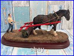 BORDER FINE ARTS-James Herriot Studio- LIGHTLY ROLLED-A8918-Horse/Farmer Figure BORDER FINE ARTS-James Herriot Studio- LIGHTLY ROLLED-A8918-Horse/Farmer Figure