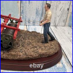 BORDER FINE ARTS-James Herriot Studio- LIGHTLY ROLLED-A8918-Horse/Farmer Figure