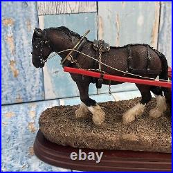 BORDER FINE ARTS-James Herriot Studio- LIGHTLY ROLLED-A8918-Horse/Farmer Figure