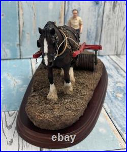 BORDER FINE ARTS-James Herriot Studio- LIGHTLY ROLLED-A8918-Horse/Farmer Figure BORDER FINE ARTS-James Herriot Studio- LIGHTLY ROLLED-A8918-Horse/Farmer Figure