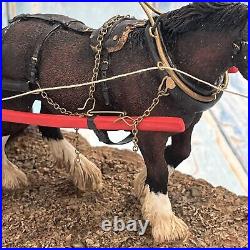 BORDER FINE ARTS-James Herriot Studio- LIGHTLY ROLLED-A8918-Horse/Farmer Figure